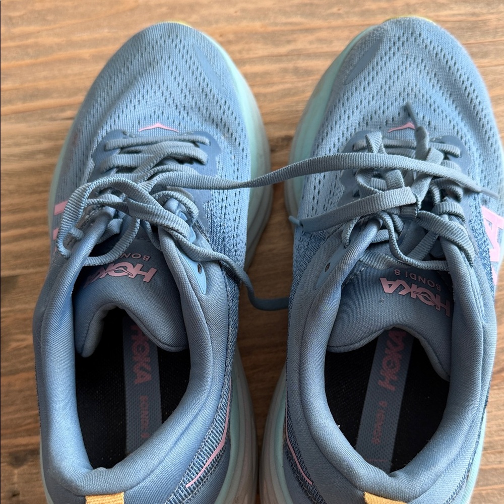 Hoka Sky Blue Athletic Sneakers - Picture 5 of 5